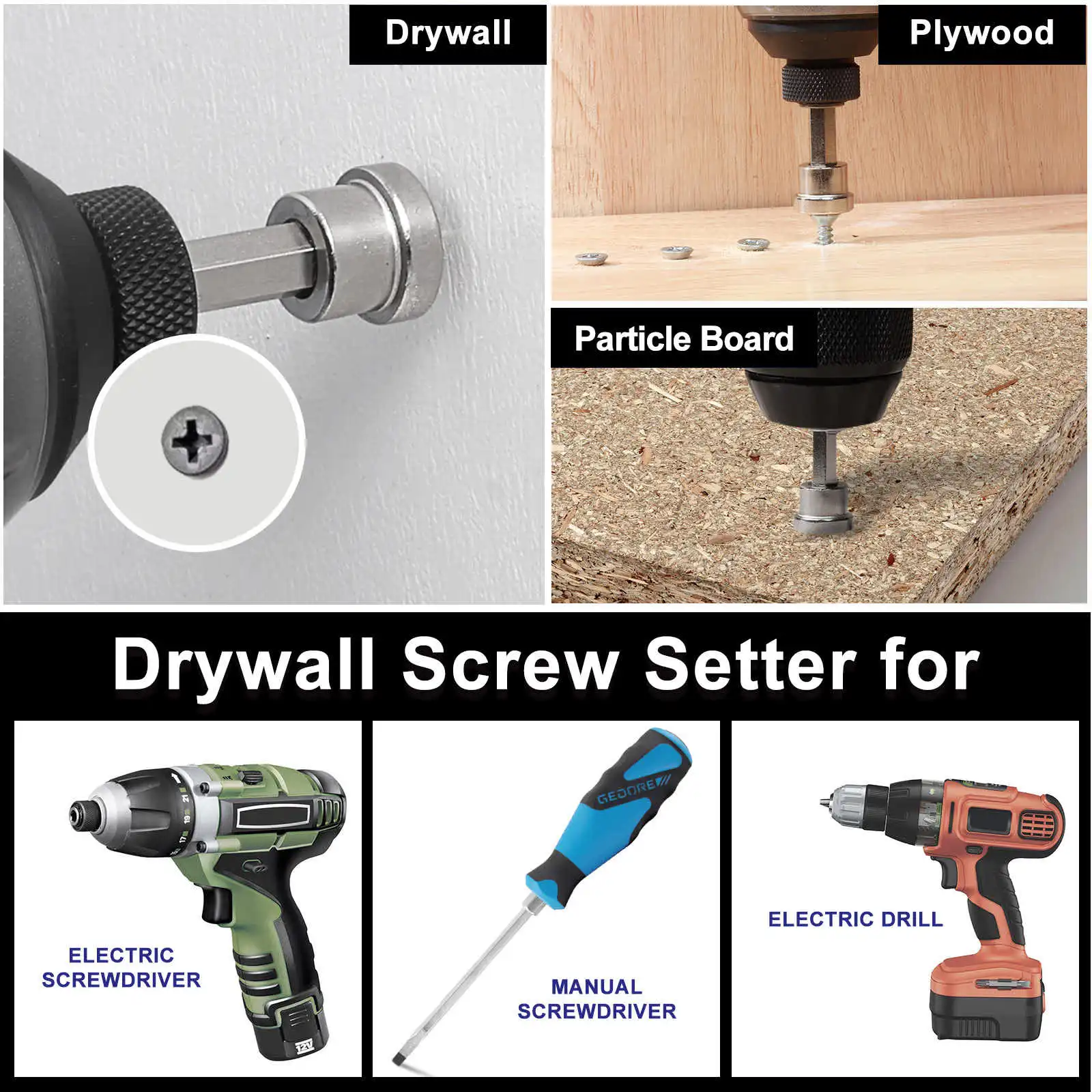 Drywall Screw Setter vs. Standard Drill: Key Performance Differences